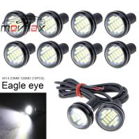 MovFlax ไฟตานกอิทรี LED 12V 4014 23มม. 10ชิ้น/ล็อต,หลอดไฟ DRL ตัดหมอกอัตโนมัติไฟถอยหลังป้ายจอดรถไฟจอดไฟท้ายสำรอง