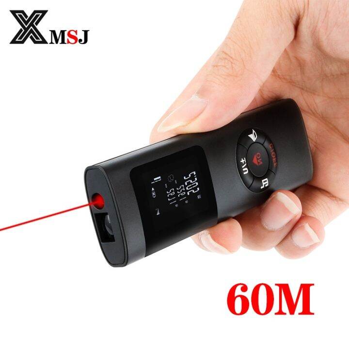 Laser Measure 40m Mini Laser Range Finder With Red - Laser Distance Meter And Laser Distance