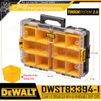 DEWALT กล่อง กล่องเครื่องมือ ใส่อุปกรณ์ 10 ช่อง TOUGH SYSTEM 2.0 รุ่น DWST83394-1