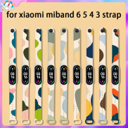 Dây đeo cho Xiaomi Mi Band 4 5 6 dây đeo tay vòng đeo tay cao su silicon