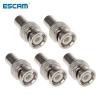 {RIRA ห้างสรรพสินค้า} ESCAM 5x BNC ชาย RCA หญิงขั้วต่อคู่สายวิดีโอเฝ้าระวังอะแดปเตอร์สำหรับกล้องวงจรปิด