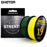 GHOTDA 9 Strands 12 Strands PE Braided Wire 13.2LB-132LB Saltwater Fishing Pesca Multifilament Fiber Line 100M Fishing Lines