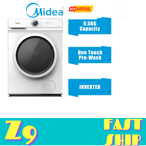 Midea Washing Machine (9.5KG) Quick Wash Front Load Washer MF100W95