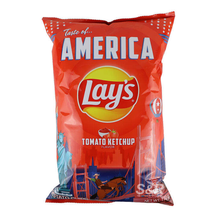 Lays Tomato Ketchup Flavor Potato Chips 170g Lazada Ph 0911