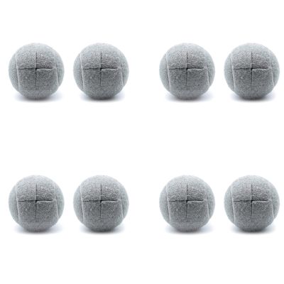 8 PCS Precut Walker Tennis Ball for Furniture Legs and Floor Protection, Heavy Duty Long Lasting Felt Pad Covering,Grey