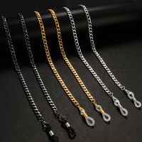 2022 Simple Link Chain for Glasses Mask Lanyard Women Men Stainless Steel Gold Color Sunglasses Chains Eyewear Cord Strap Gift