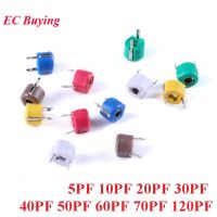 10pcs Adjustable Capacitor 5P 10P 20P 30P 40P 50P 60P 70P 120P Plastic 6mm Trimmer 5PF 10PF 20PF 30PF 40PF 50PF 60PF 70PF 120PF