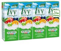 Ivy UHT Ready to Drink Yogurt Mixed Fruit Flavor 180 ml. Pack of 4.ไอวี่ โยเกิร์ตพร้อมดื่มยูเอชที รสผลไม้รวม 180 มล. ​แพ็ค 4