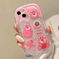 Ready Stock! เคสโทรศัพท์ซิลิโคน TPU ใส แบบนิ่ม ลายหมีน่ารัก กันกระแทก สําหรับ IPhone 11 13 14 12 Pro 7 8 6 6s Plus XS Max X XR