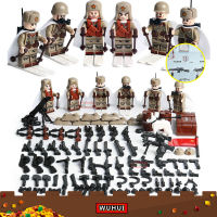 Wuhui 6 ชิ้น SWAT ทหารกองทัพ ww2 minifigures ของเล่นอาคารชุดเลโก้ของเล่นหน่วยการสร้างโซเวียตกองทัพการต่อสู้ของมอสโกรัสเซียทหารแห่งชาติอาคารอิฐสำหรับเด็กก่อนวัยเรียนเด็กอายุ 3 + Kids Toys เข้ากันได้กับทุกยี่ห้อ