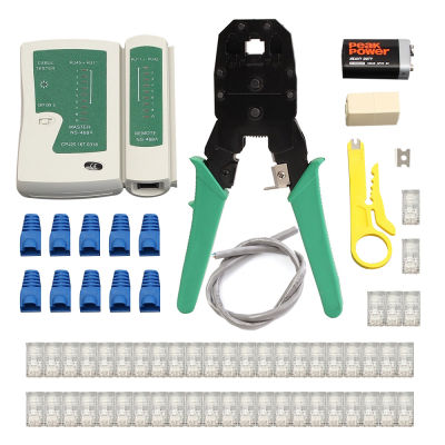 Ethernet LAN Kit Cable Fine Quality Crimper Crimping Tool Wire Stripper RJ45 Cable Tester