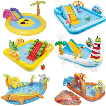 Inflatable Swimming Pool With Slide - Best Price in Singapore