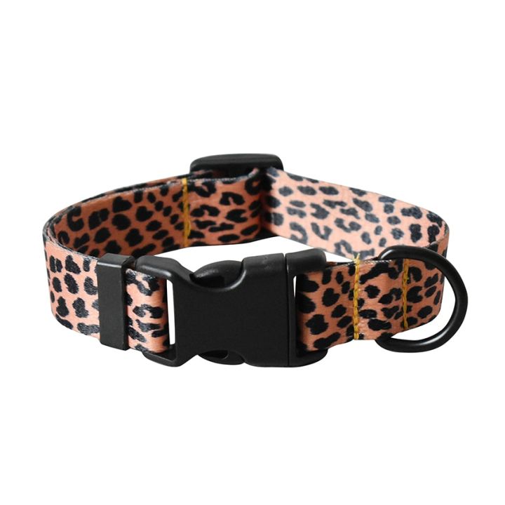 leopard-color-collar-pet-accessories-designe-for-beagle-collars-dog-leash-dogs-beagle-pet-kit-dog-collar-leash-leashes