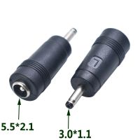 5.5 x 2.1 mm female to 3.0 x 1.1 mm male DC Power Connector Adapter Laptop 5.5x2.1 to 3.0x1.1