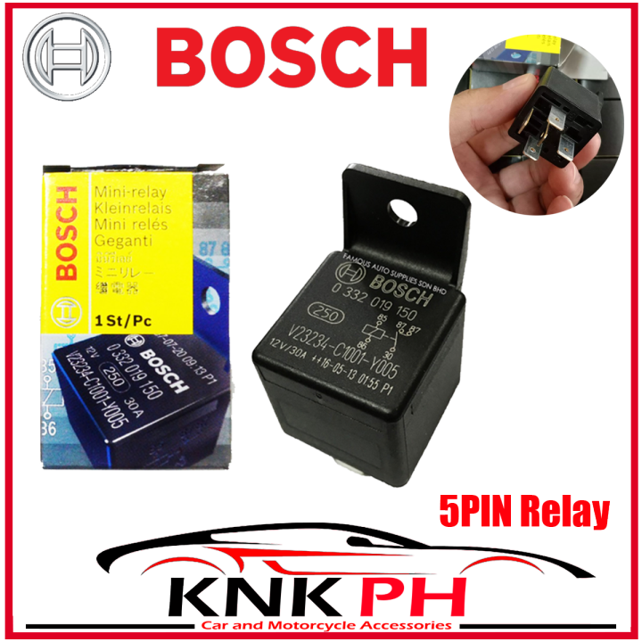 Auto Mini Relay 12V 30A 5 Pin Heavy duty Car Horn Relay Lazada PH