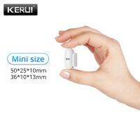 KERUI 433mhz Wireless Mini Small Micro Home Security Door Window Sensor Detector Anti-Tamper For GSM WIFI Alarm System Household Security Systems Hous