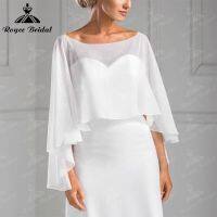 Womens Asymmetric Style Chiffon Wedding Dress New Series Summer Shawl Wedding Dress Shawl Wedding Dress 2022