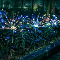 Solar Led Firework Light lightbulb Outdoor Courtyard Lawn Environmental Protection and Energy Saving Plug String Light