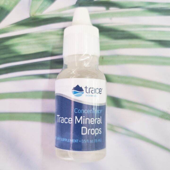 อาหารเสริมแร่ธาตุเข้มข้น แบบหยด ConcenTrace® Trace Mineral Drops (Trace