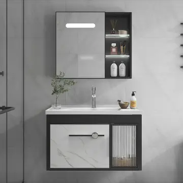 Bathroom Cabinet Combination Rock Board Integrated Bathroom
