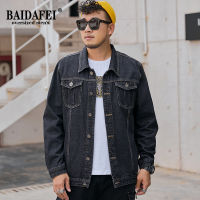 Plus Size 5XL 6XL 7XL 8XL Mens Casual Denim Jacket 2021 New Male Fashion Wear Trucker Jean Jacket