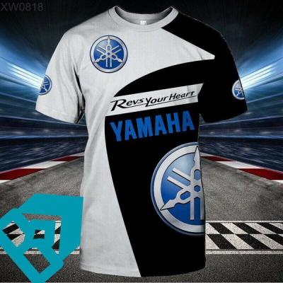 NEW (สต็อกเพียงพอ) shirt 2023 good sale! new yamahas 3d racing design t- coolคุณภาพสูง size:S-5XL