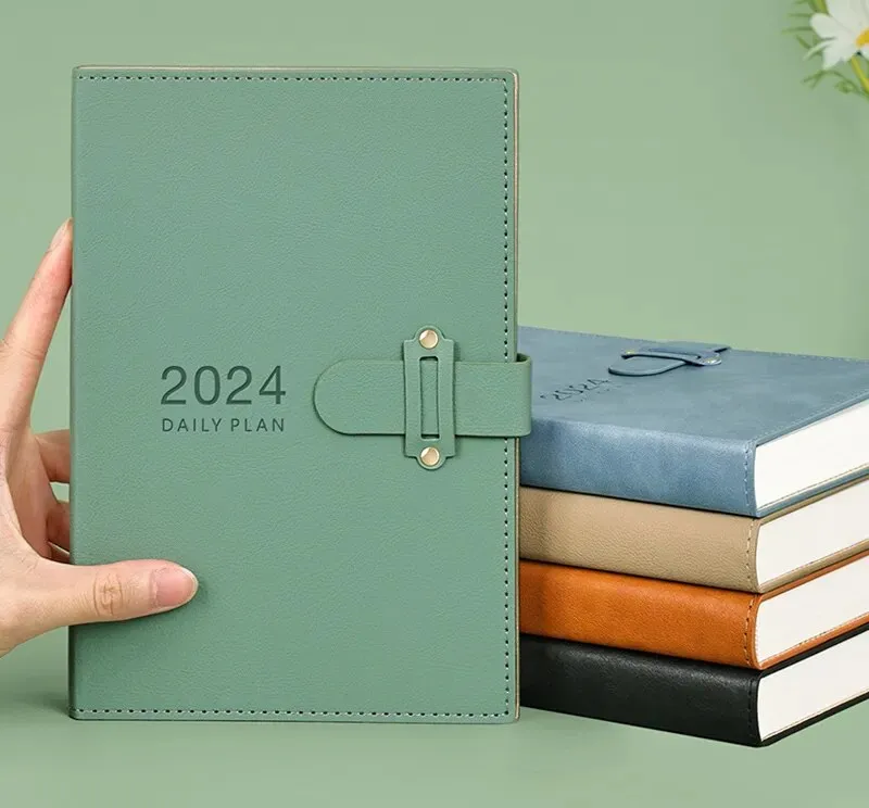 Agenda 2024 Planner Notebook and Notepad Bullet Calendar Diary