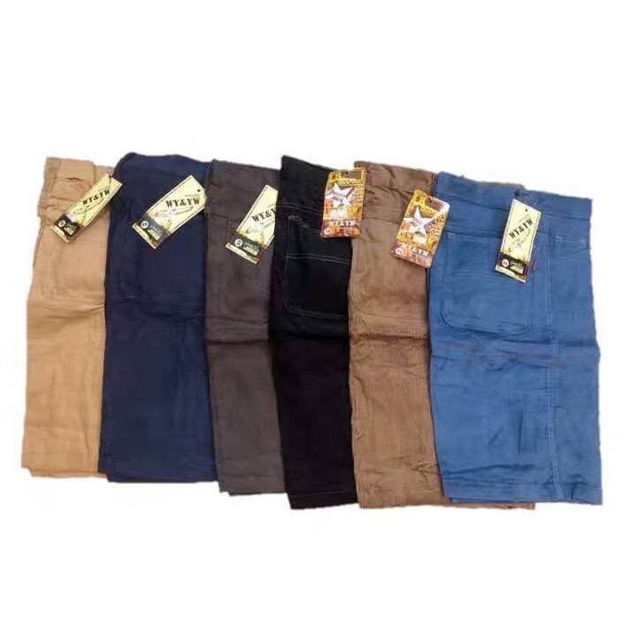 Four pocket mens corduroy shorts 001 Lazada PH