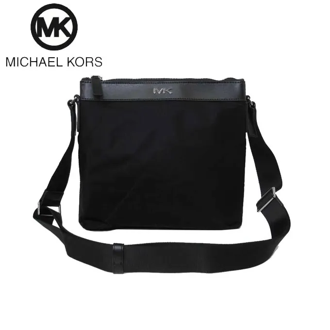 Michael Kors Jet Set Kent Black Nylon Large Messenger Crossbody Bag |  Lazada PH