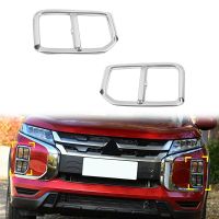 for Mitsubishi Outlander Sport ASX 2020 ABS Chrome Car Front Fog Light Lamp Bezel Cover Trim Exterior Garnish