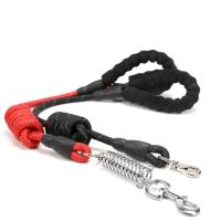 Medium Large Dogs Leash Reflective Comfort pet Lead spring Explosion-proof Round Rope Nylon Leashes Traction