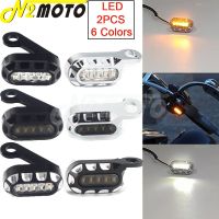 ไฟเลี้ยวด้านหน้าสีเหลือง/สีขาวขนาดเล็ก LED CNC ไฟสัญญาณการวิ่งสำหรับ Harley Sportster XL 883 1200กำหนดเอง2004-20