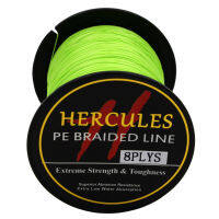 Hercules 8 Strands PE Braided Fishing Line Saltwater Fishing Weave Extreme Super Strong Super Power Casting 100M