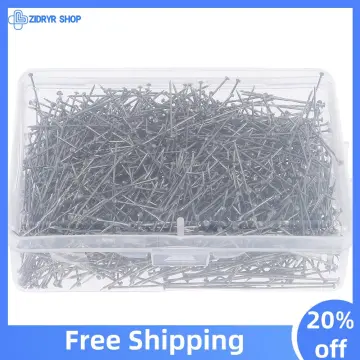100PCS Sewing Pins for Fabric, Straight Pins with Colored Heads