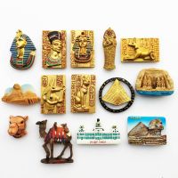 Egypt Creative Culture Tourism Memorial Decorative Resin Crafts Magnetic Fridge Magnet Home Decor Refrigerator Magnet