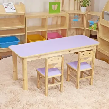 Kindergarten school desk online and chair