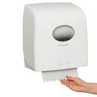 กล่องใส่กระดาษเช็ดมือแบบม้ัวน ตัดอัตโนมัติ AQUARIUS SLIMROLL HAND TOWEL AUTO CUT DISPENSER Kimberly-Clark