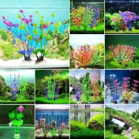 hot【cw】 TECHOME 1pc 5-12CM Decoration Aquarium Weeds Ornament Plastic Accessories