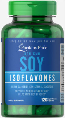 Soy Isoflavones 750 mg 120 Capsules - Puritan’s Pride สารสกัดจากถั่วเหลืองฟลาโวนอยด์