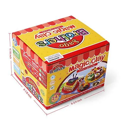 Sago Brothers Air Dry Clay, 24 Colors, Modeling Clay for Kids, 17 oz. 480g Lazada PH