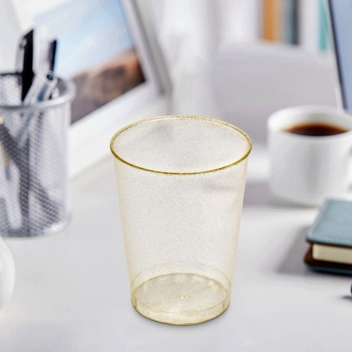 gold-plastic-cups-disposable-gold-glitter-plastic-wine-glasses-clear-plastic-cups-tumblers-christmas-party-cups