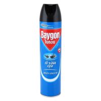 ?เกรดโรงแรม!! สเปรย์กำจัดยุง BAYGON ฟ้า 600 มล. สารกำจัดแมลงและสัตว์ SPRAY KILLER MOSQUITOES BAYGON 600ML