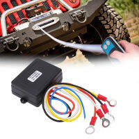 75ft Wireless Winch รีโมทคอนโทรล 434MHZ ตัวรับ 12V 24V Universal สำหรับรถ ATV SUV รถบรรทุก