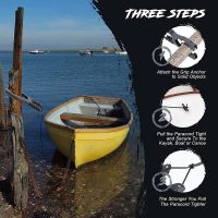 Kayak Anchor Grip,Canoe Anchor Grip,Brush Anchor Gripper Clamp for Tighter Bite and Easy Operation Rubber Non-Slip Grip