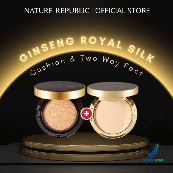 NATURE REPUBLIC Bundle Ginseng Ampoule Cushion + Two Way Pact Lazada Indonesia