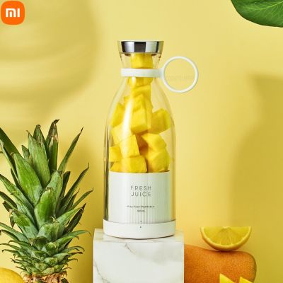 Xiaomi ถ้วยเครื่องคั้นน้ำผลไม้พกพาไฟฟ้า380มล. พร้อมแบตเตอรี่ในตัวชาร์จไร้สายที่คั้นอุปกรณ์ไฟฟ้าพกพาขนาดเล็กกลางแจ้ง Tt. ร้านค้า