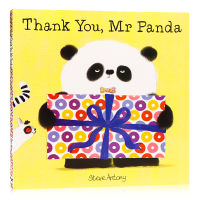 Thank you, Mr panda original picture book in English Mr panda etiquette classroom character habit cultivation parent-child character politeness Education English enlightenment books paperback open