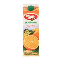 [ส่งฟรี] Free delivery Tipco Squeeze Pasteurized Valencia Orange Juice 1ltr. Cash on delivery เก็บเงินปลายทาง