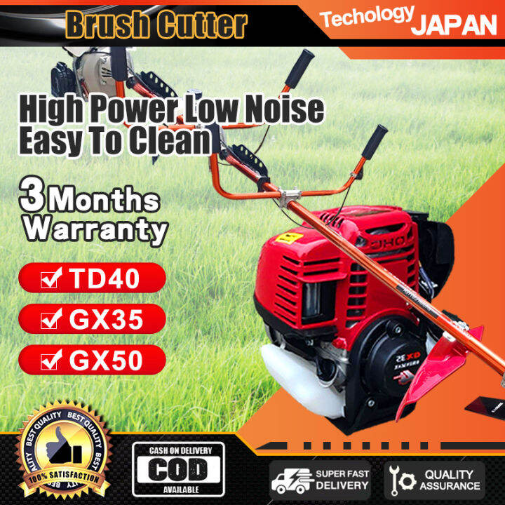 TD40 GX35 GX50 Honda Type Brush Cutter Tiller Gasoline Grass Cutter ...