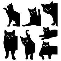 Magnetic Bookmark Cat Book Page Markers Clip 7 Pcs Funny Magnet Book Mark For Students Teachers School Home Offices Supplies